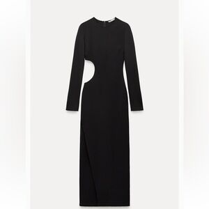 🖤🌚🔝〰️➰ Evening Midi long sleeve dress 🖤🌚
